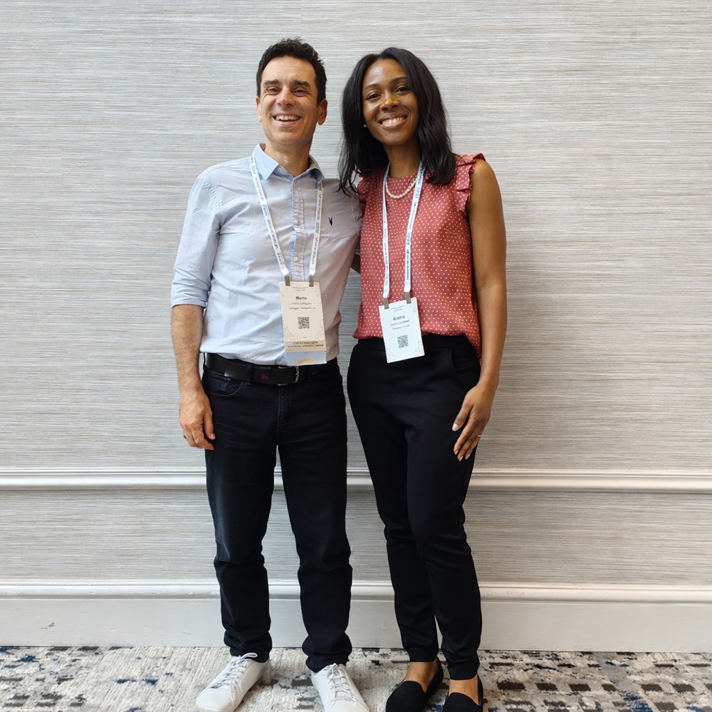 Audris with Mario at AAPOR