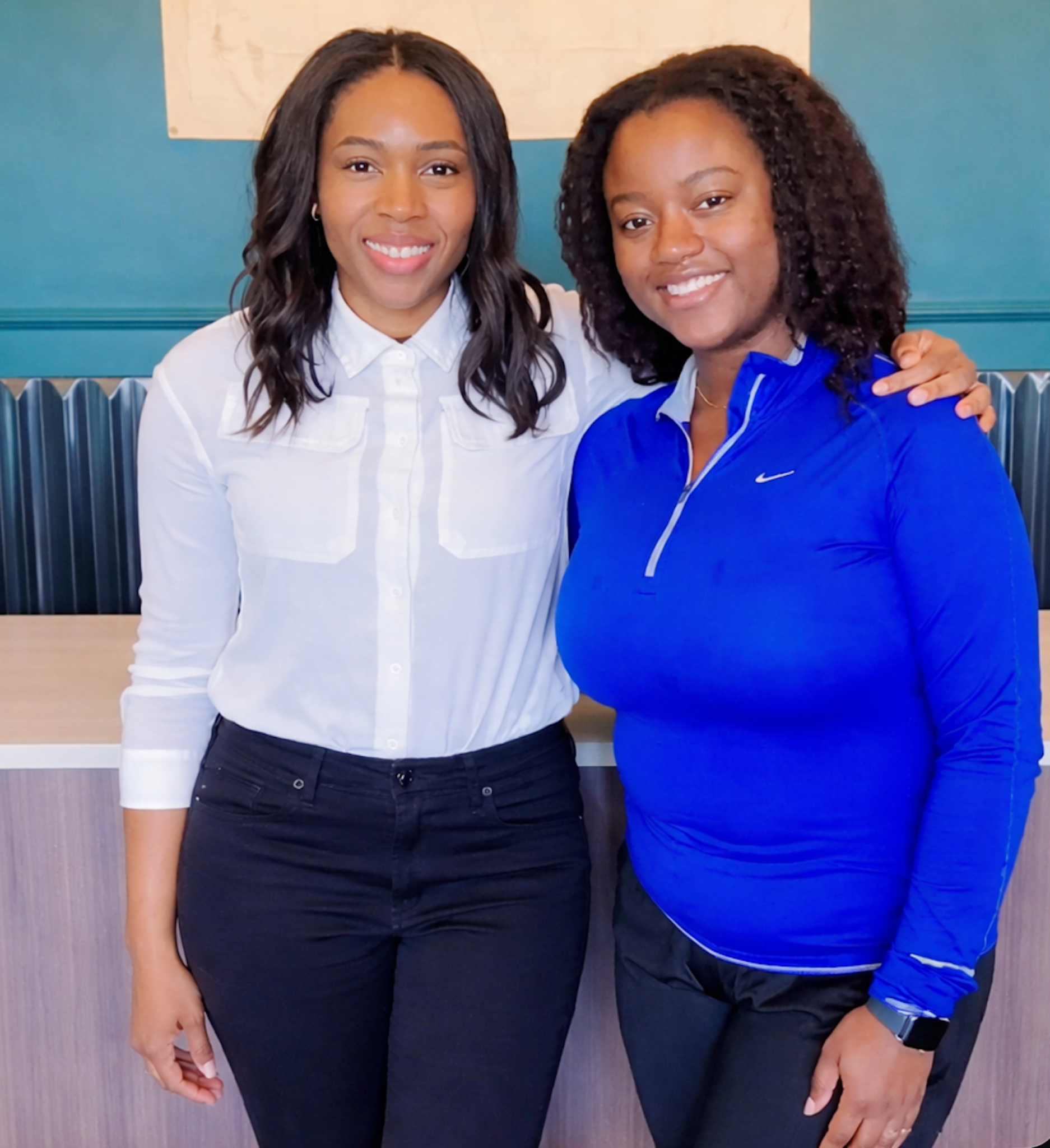 Audris Campbell and Kayti Ducheine